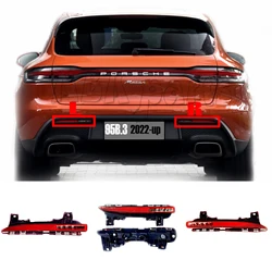 Rear 2in1 Fog Reflector for Porsche Macan 95B.3 Fit 2.0T 2.9T T Sport GTS Turbo S SUV 2022 2023 2204 Bumper Driver Side Left
