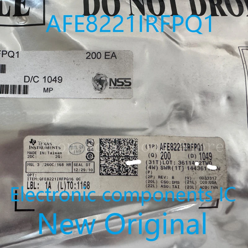 New Original AFE8221IRFPQ1 AFE8221IRFP AFE8221 AFE General Purpose 4 ADC 12bit 1.8V/2.5V/3.3V Automotive AEC-Q100 TQFP CHIP 1PCS