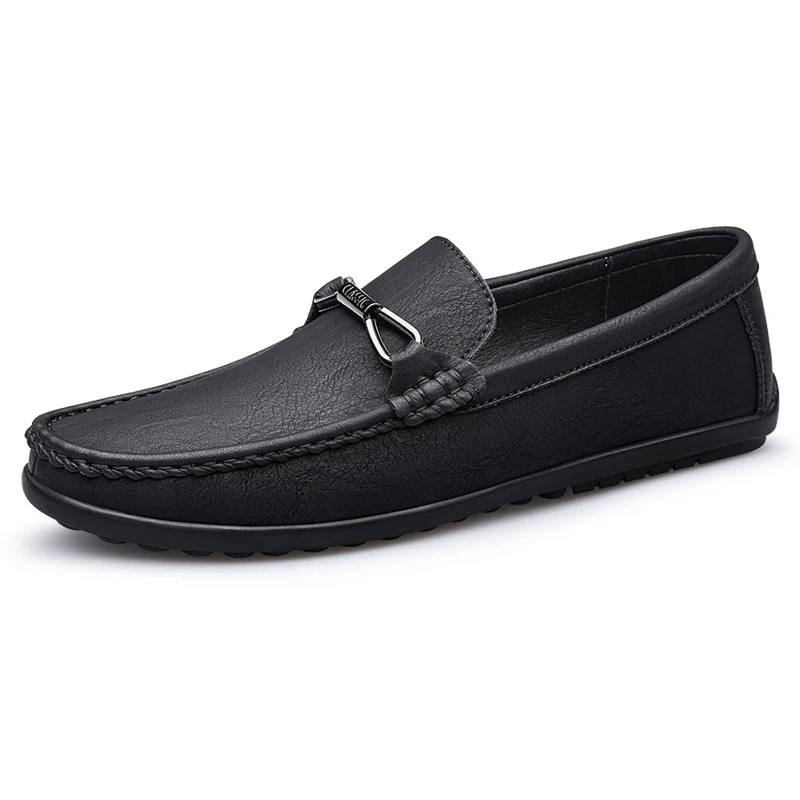 Gommino Penny mocasín plano de cuero para hombre, zapatos de conducción sin cordones, informal, ocio, ligero, Primavera