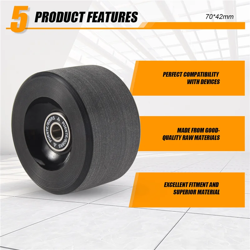 A12E-PUENTE 4 개/대 스케이트 보드 바퀴 70X42mm 7 인치 스케이트 보드 롱 보드 바퀴 드리프트 보드 액세서리