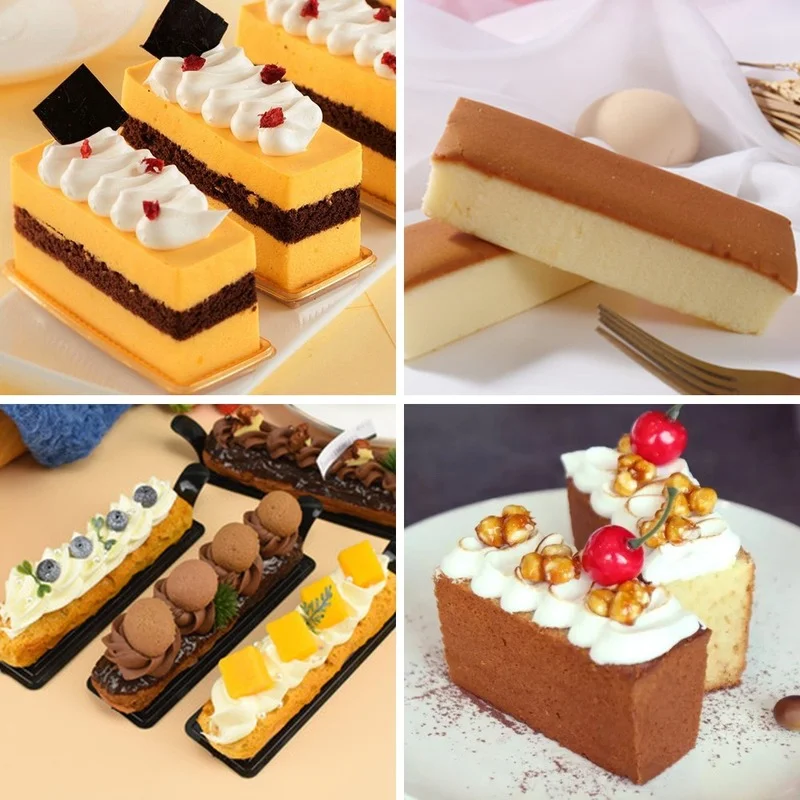 

Baking Tool Mould Silicone Mold French Cake Dessert Cavity Protein Bars Rectangle Granola Bar resin mold