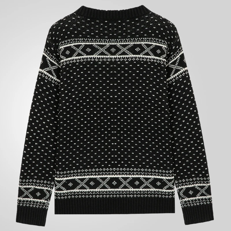 Suéteres de cuello redondo para hombre, ropa de punto de manga larga, ajustada, Color sólido, MY279, otoño e invierno, novedad de 2023