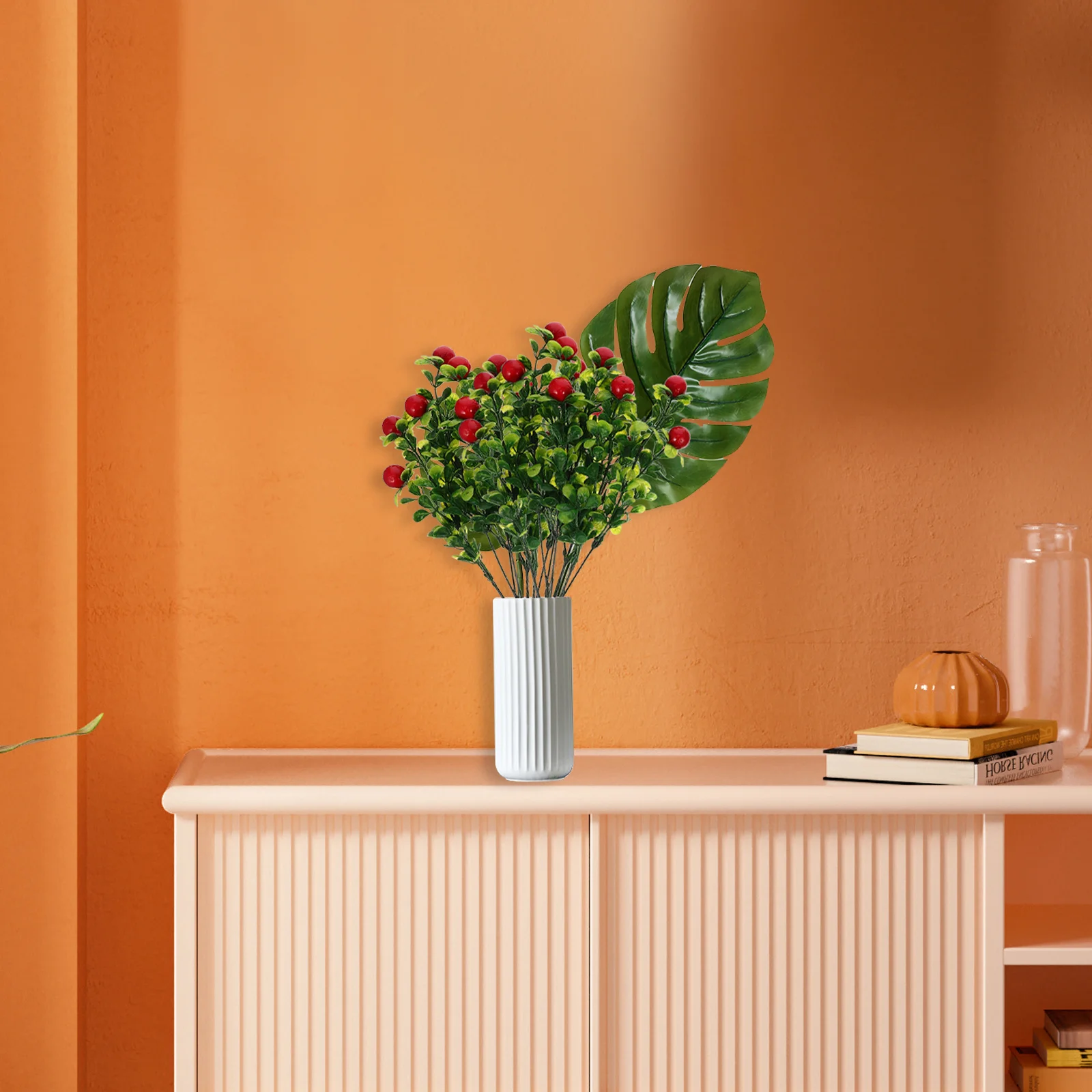 

2pcs Artificial Fruit Branches Lifelike Fake Fruits Plants For Home Kitchen Dining Table Decor Party Decors Photo Props