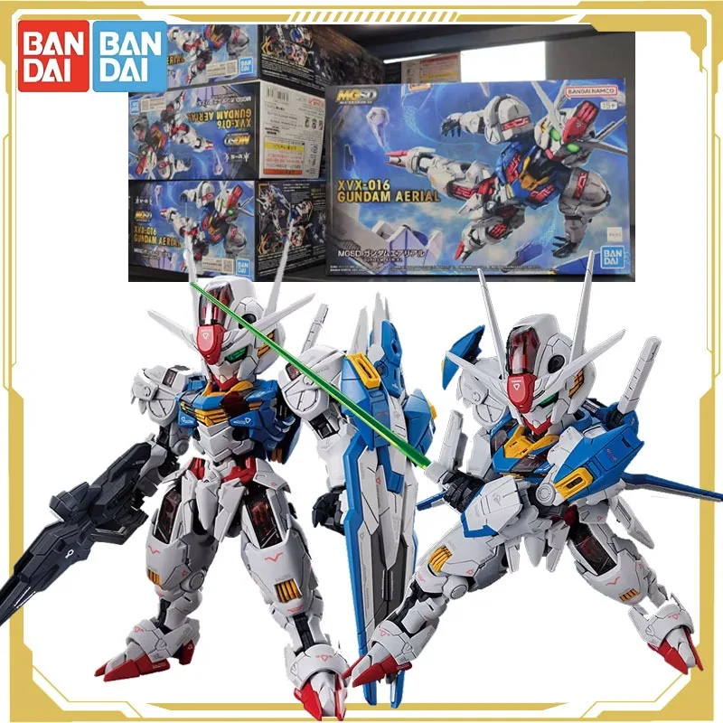 

Bandai Original GUNDAM Anime Figure MGSD XVX-016 Q Edition Assembly Model Action Figure Toys for Boys Girls Kids Gift