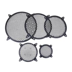 6''/8''/10''/12'' Black Plastic Car Audio Speaker Sub Woofer Grille Guard Protector Cover Mesh Round Car Subwoofer Speaker Cover
