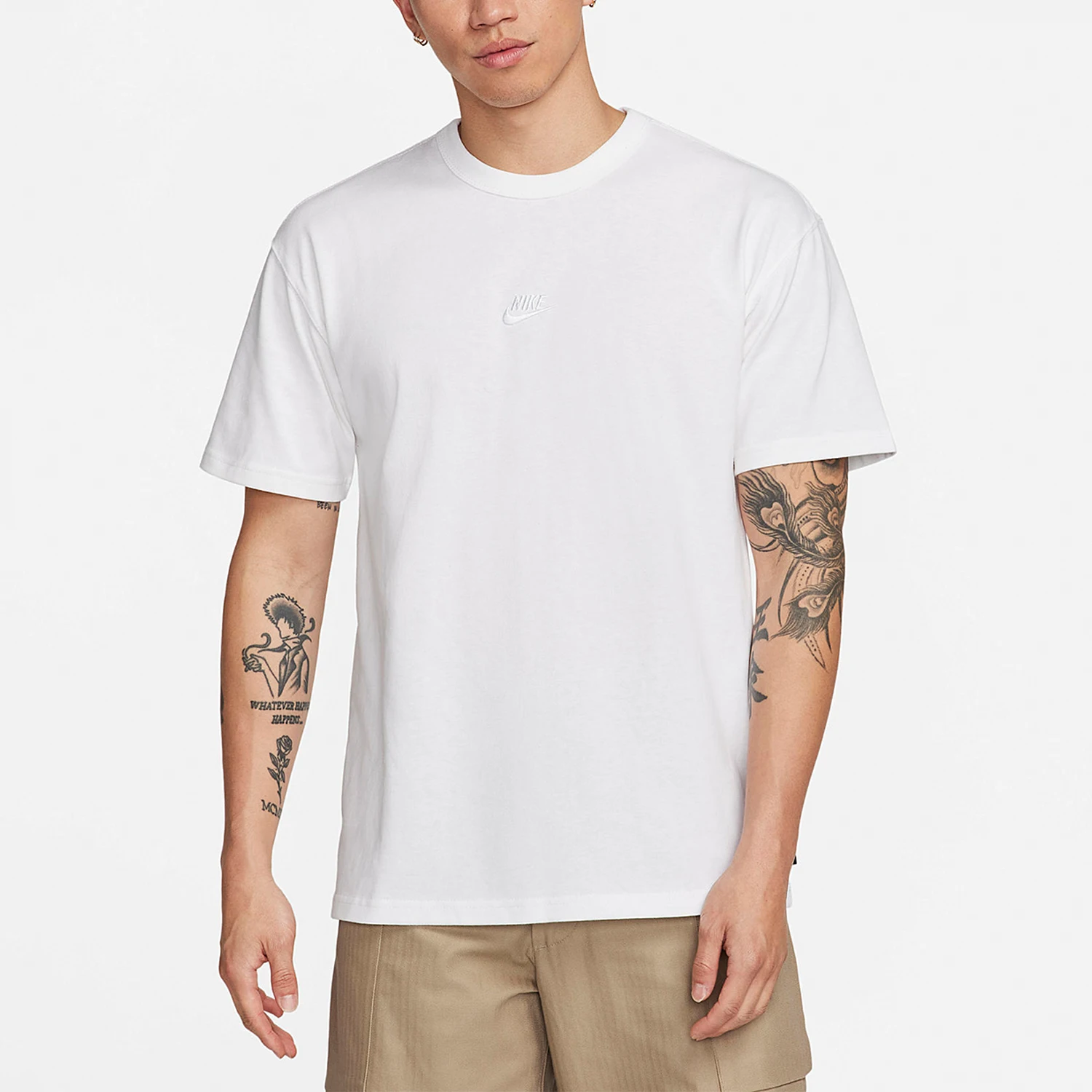 

Nike Official Summer New Men's Simple Casual Breathable Round Neck Short Sleeve DO7393-101