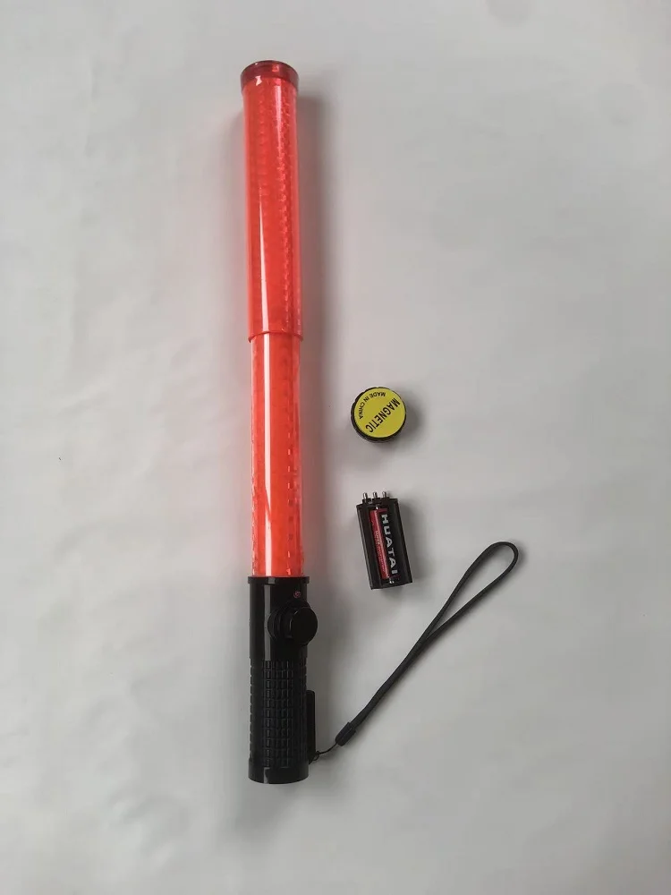 Scalable Traffic Control Stick, Fire Emergency Fluorescent Stick, Rescue Lighting Support Telescopic Handheld Command Stick