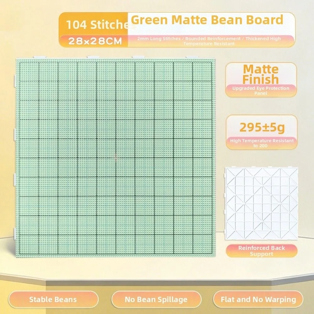 104x104 132x132Pins Fuse Beads Pegboards Matte Color 2.6mm Beads Perler Beads Boards DIY Reusable Melting Beads Boards