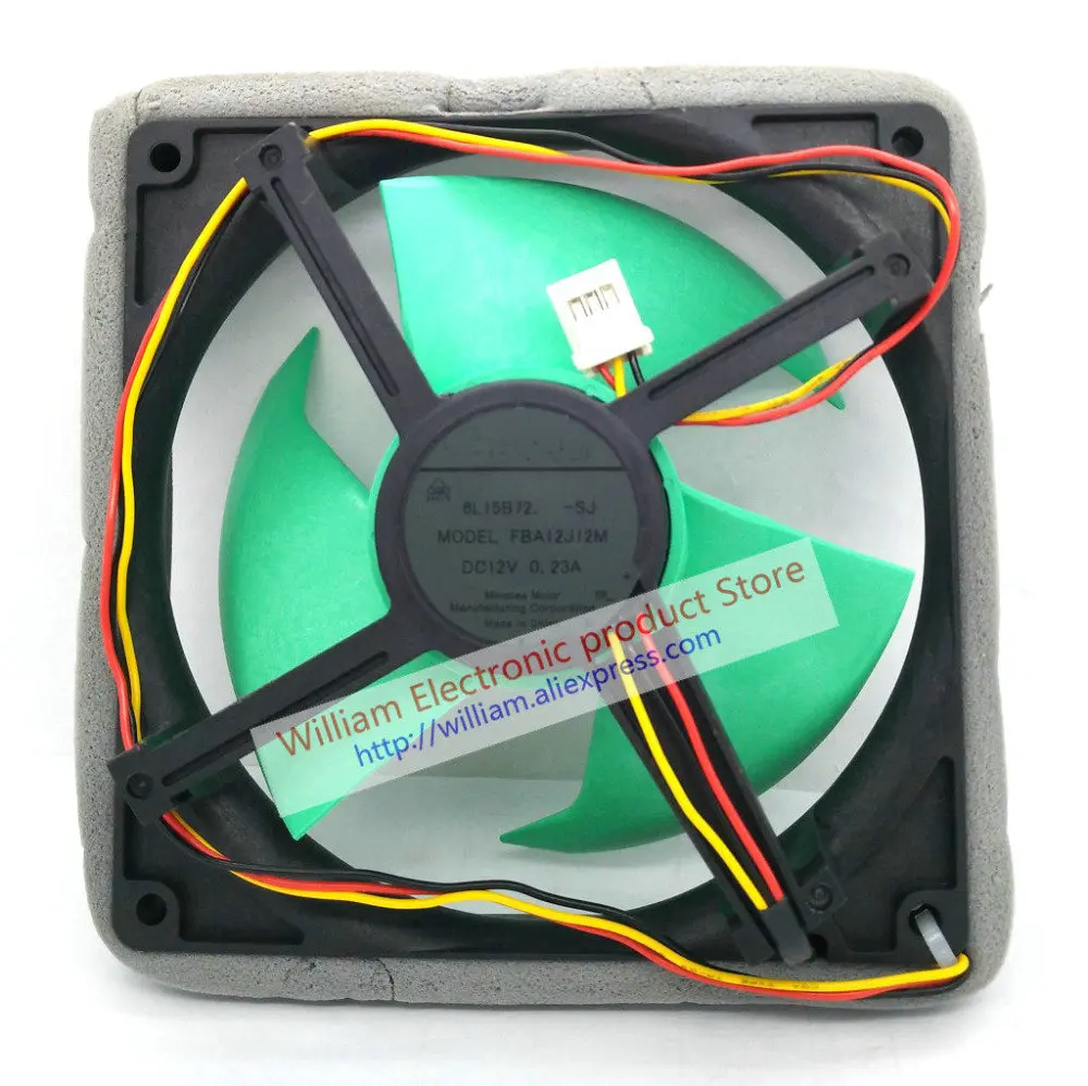 

New Cooling Fan for Refrigerator FBA12J12M DC12V 0.23A 12cm