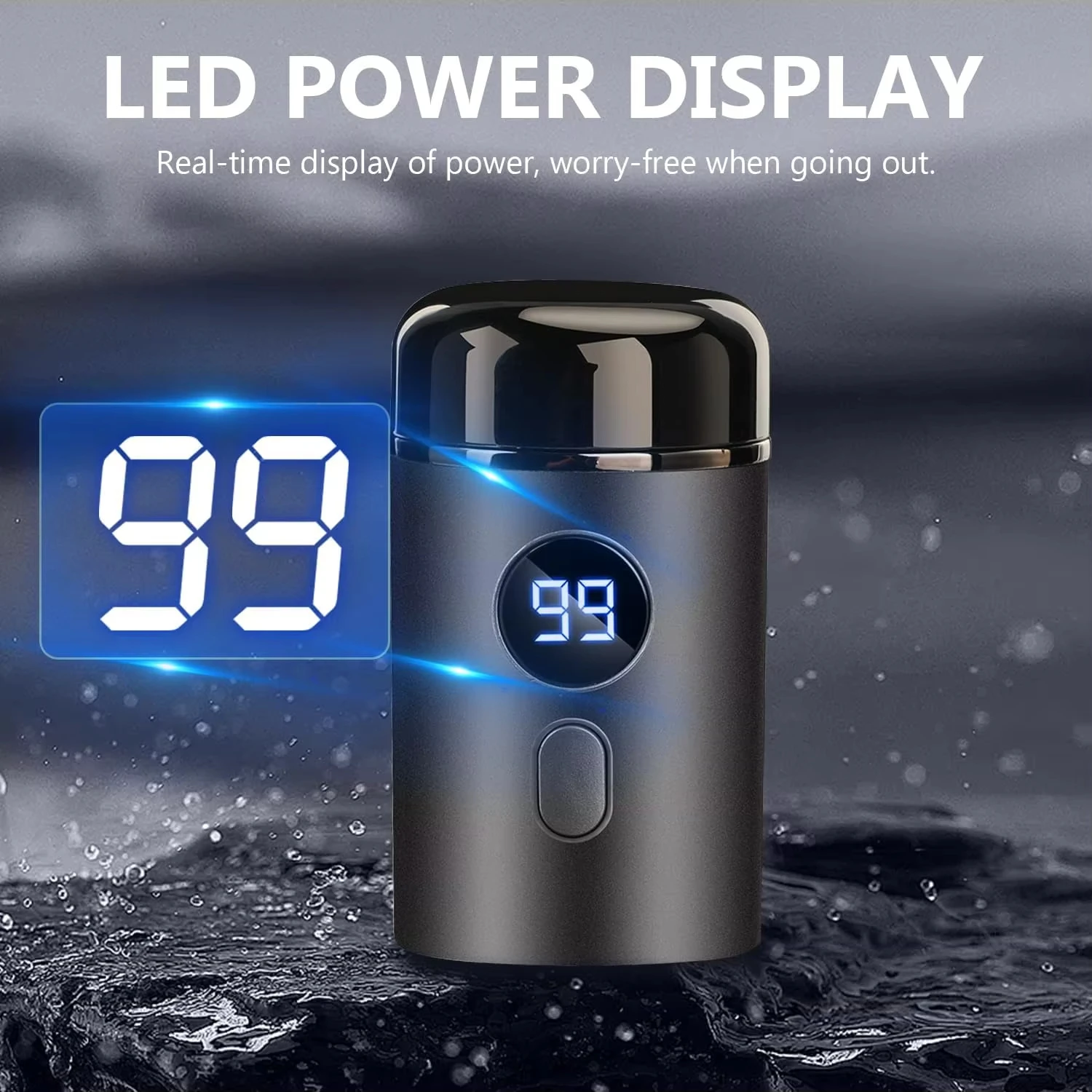 

Electric shaver waterproof mini charging portable facial shaver travel beard repair tool beard repair tool facial shaver