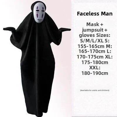 

Костюм черного призрака для мужчин, костюм для выступлений на Хэллоуин, тысяча поиска, маскарадный наряд для взрослых, террор-призрак Dr