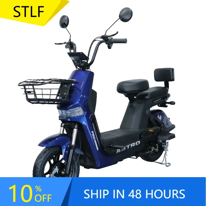 Zuimi High-end Hot Sale 48V 250W/350W Rear Hub Motor LED Light Electric Bicycle With 2 Seats Steel Frame Digital Sensor City Bik