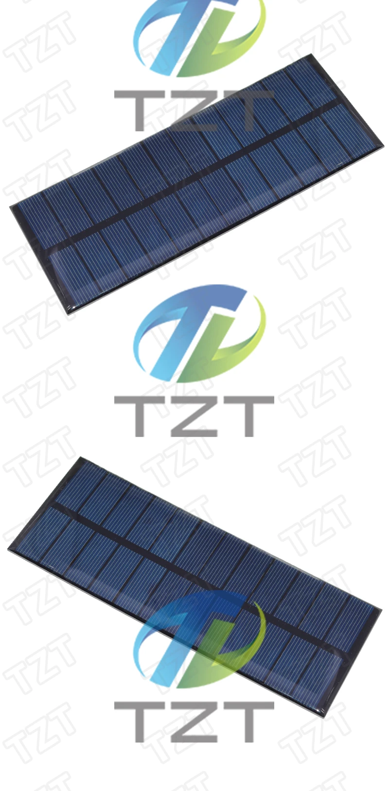 1/2/5 Stück 6V 250mA 1,5W Solarpanel TZT Polykristallin 165*65MM Mini Sunpower Solarsystem DIY für Akku Handy-Ladegerät – Detail 9