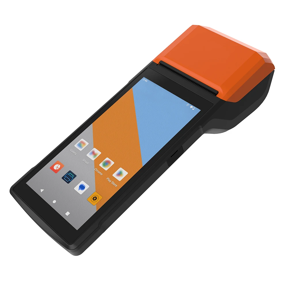 5.5 بوصة أندرويد 13 المساعد الشخصي الرقمي POS محطة مع طابعة الإيصالات ماسح الباركود اللاسلكي 4000mAh بطارية يده الكمبيوتر المحمول #3