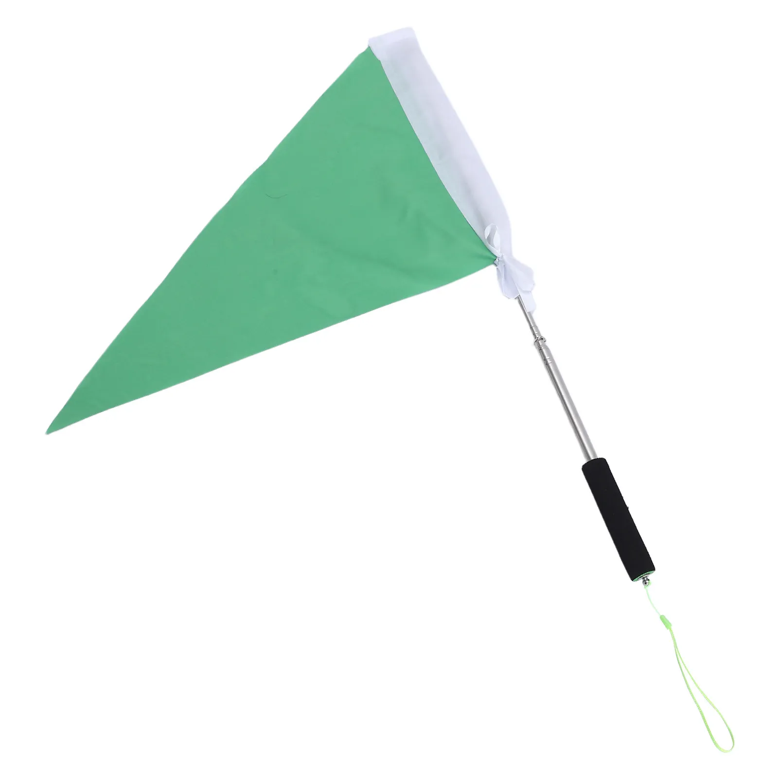 Foldable Tour Guide Flag Telescopic Handheld Pole High Visibility Marker Portable Non Slip School Trip Tourist Group Reusable