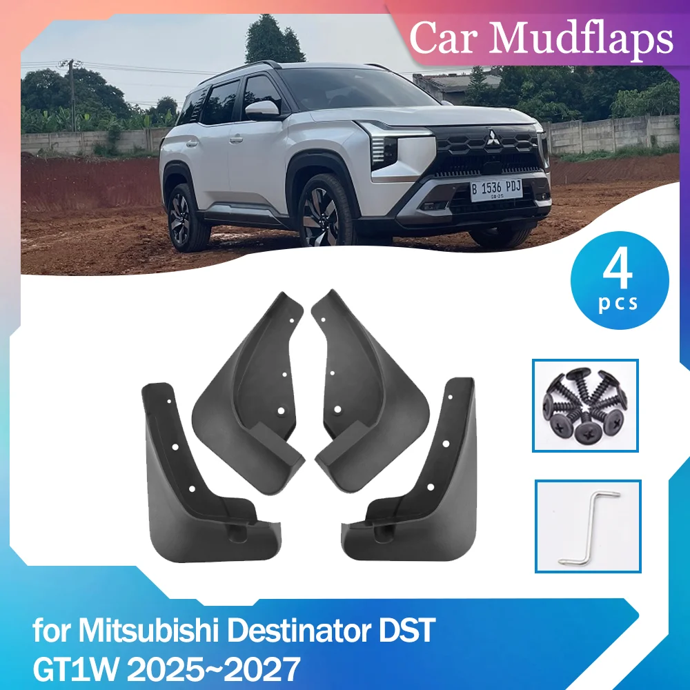 

Автомобильные брызговики для Mitsubishi Destinator DST GT1W 2025 ~ 20227, брызговики, брызговики, переднее и заднее крыло, аксессуары