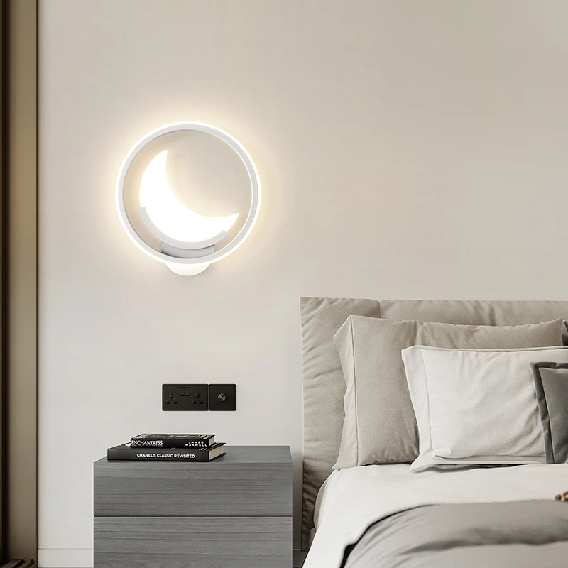 Nordic Modern LED Wall Lamp Children Room Light Minimalist Creative Indoor Lighting Home Decor Living Room Bedroom Lamps