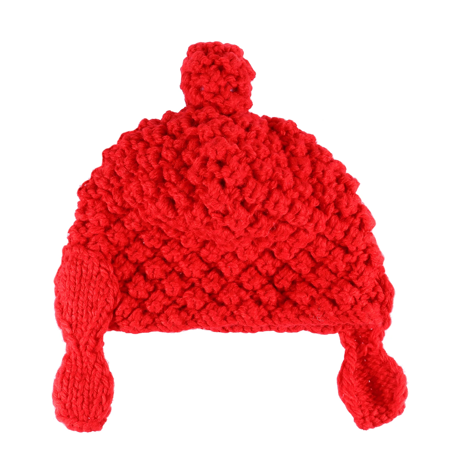 

Winter Autumn Woolen Beanie Knitted Hat Solid Color Maitreya Buddha Shape Soft Comfortable Warm Woolen Cap Casual Outdoor