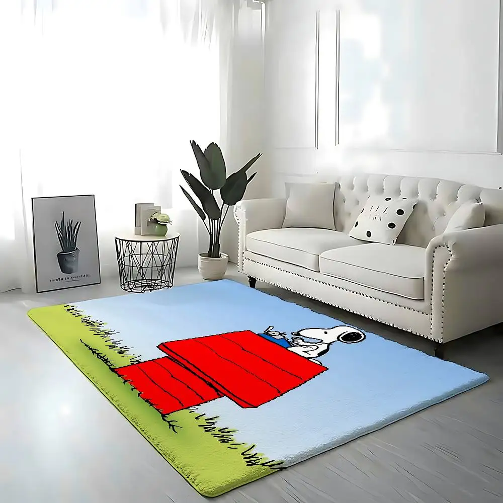 Cartoon S-Snoopys Entry Door Floor Mat Festive Decorations Carpet Bathroom Anti-slip Mat Entrance Doormat view 2