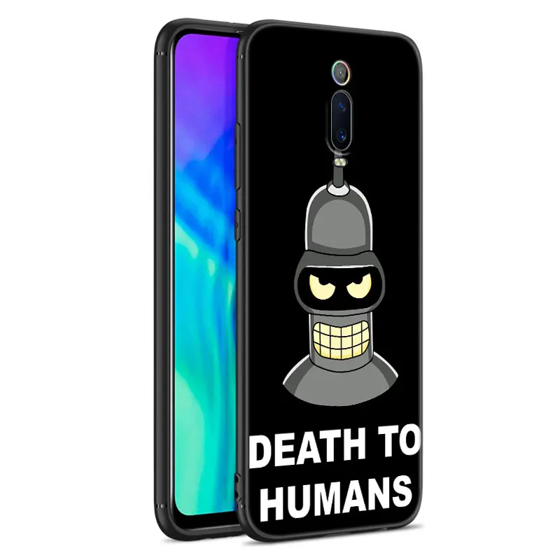 Cartoon Futurama Bender Phone Case For Xiaomi Redmi 11 Prime 11A 12C 13C A1 A2 + A3 12 4G 10 13R 5G 9A 10A 9C 10C 9i 12R Note 9T