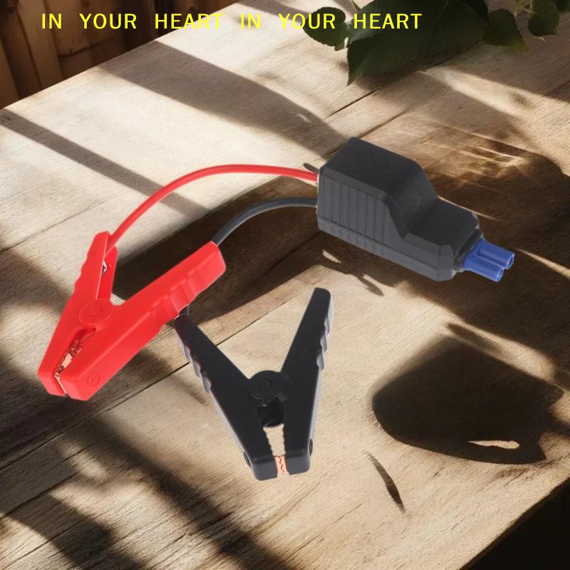  【X】1Pcs 650A 12V Anti Reverse Connection Emergency Jumper Cable Clip With EC5 Plug Connector Intelligent Clamp Booster 