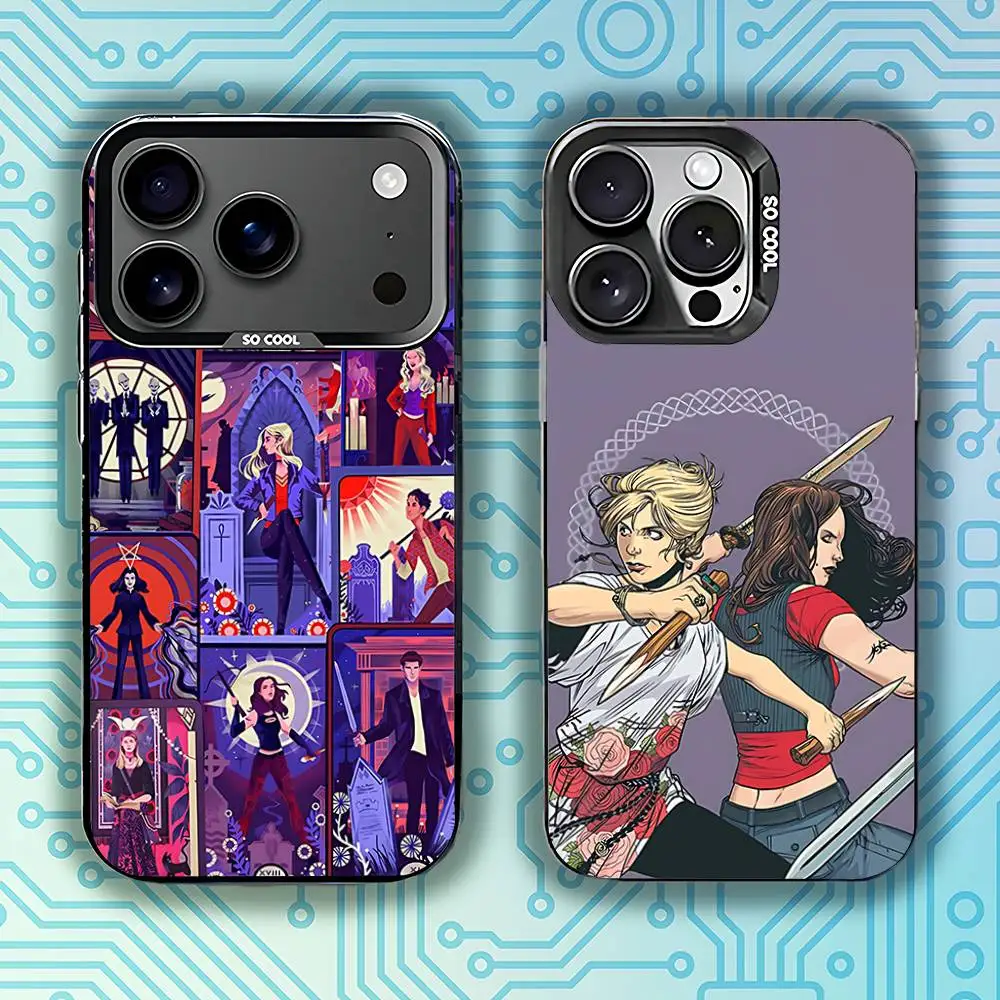 

Buffy the Vampire Slayer Phone Case For iPhone 17,16,15,14,13,12,11,Pro,Max,Plus,E,Air,Mini Black Tpu Cover