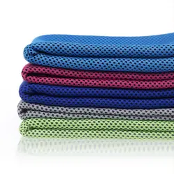 Cooling Ice Beach Towel Summer Toallas Football Basketball Running Cooling Scarf Bathroom Accessories Microfiber Cool Thin Towel
