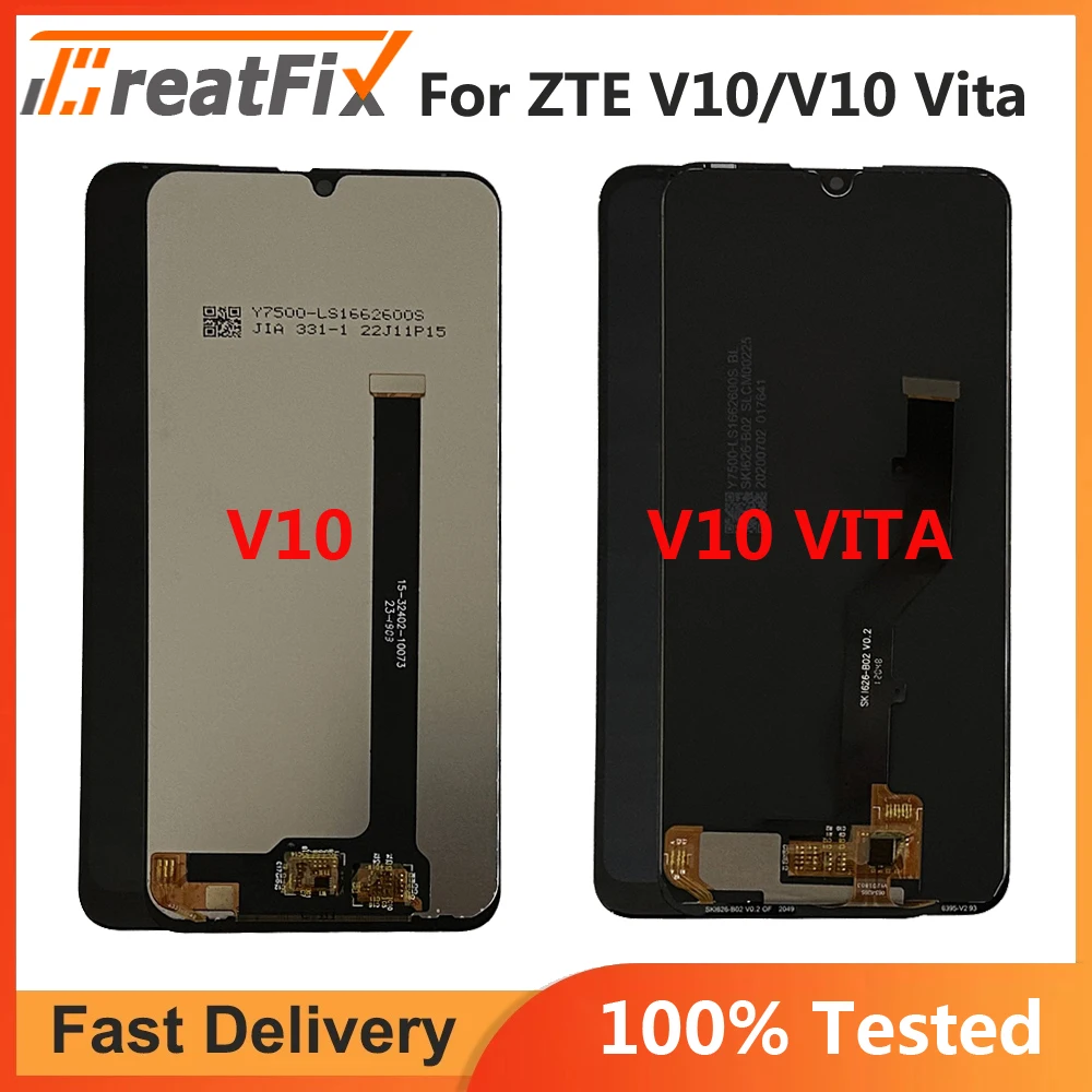 Pantalla LCD de alta calidad para ZTE Blade V10 Vita, montaje de digitalizador con pantalla táctil, reparación para ZTE Blade V10