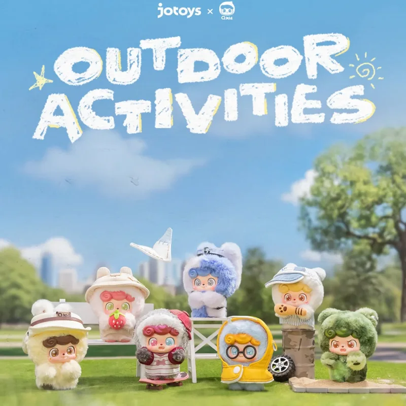 

Cute JOTOYS Q. Kid Outdoor Activities Series Blind Box Toys Exquisite Ornament Doll Backpack Pendant Mystery Box Surprise Gifts