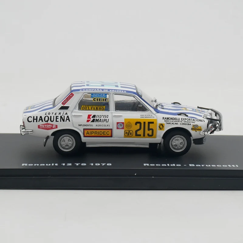 دييكاست IXO 1:43 مقياس رينو 12 TS WRC 1978 رالي سيارة سبيكة سيارة نموذج تحصيل لعبة هدية تذكارية عرض حلية