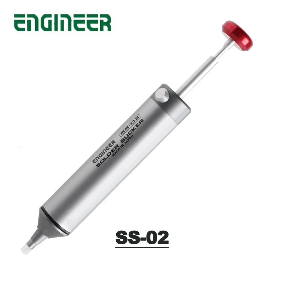 ENGINEER SS-02 Powerful Desoldering Pump Solder Sucker Manual Desoldering Pump Removal Vacuum Solder Iron Welding Repair Tool