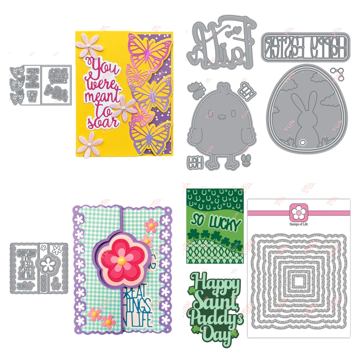 

2025 New Metal Cutting Dies A2 Card Outline Die Edge Flip It Interactive Card Die DIY Scrapbooking Stencils Craft Mold Template