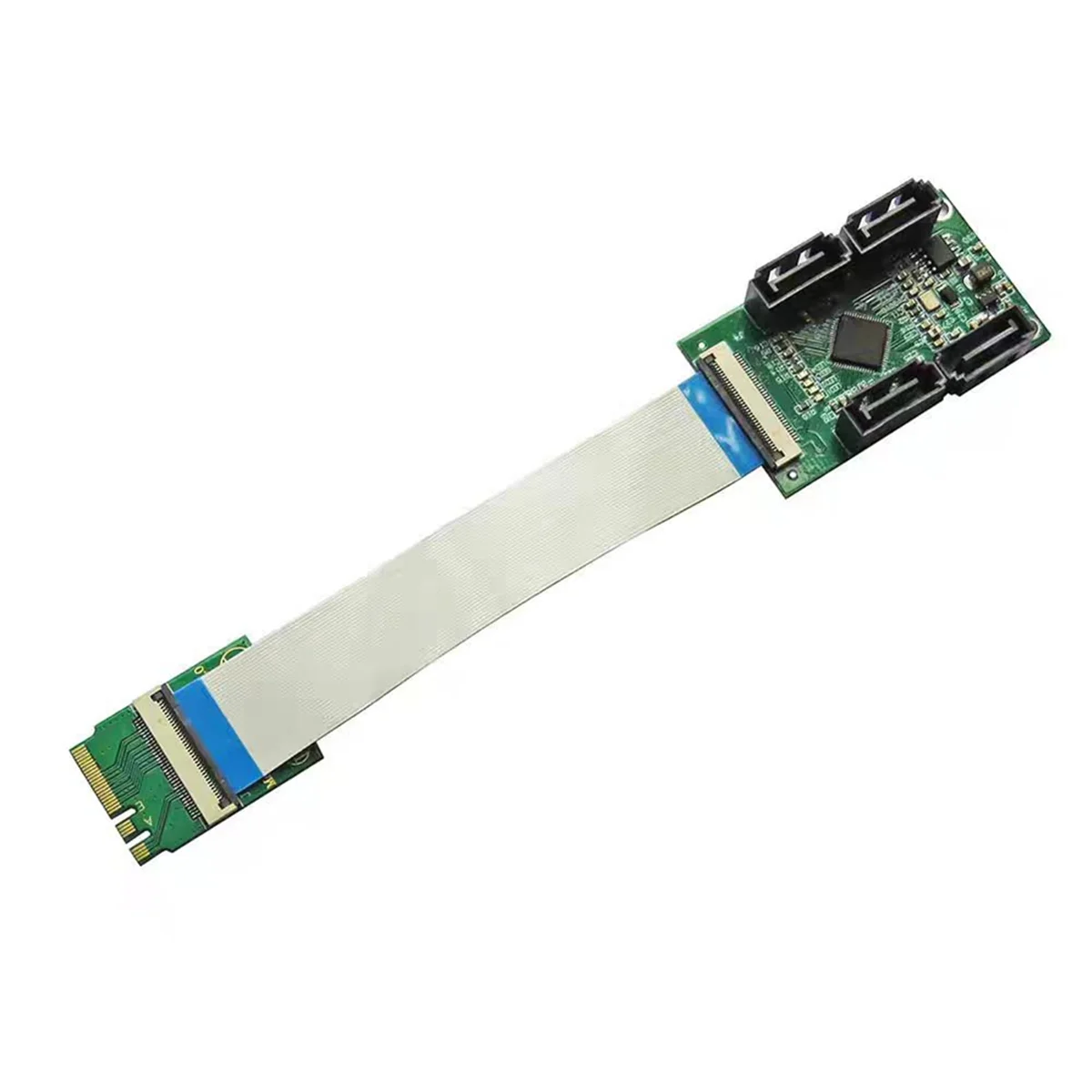 

NEW 1PCS ASM1064 M.2 WiFi to 4 SATA 3.0 Adapter Extension Cables Connector
