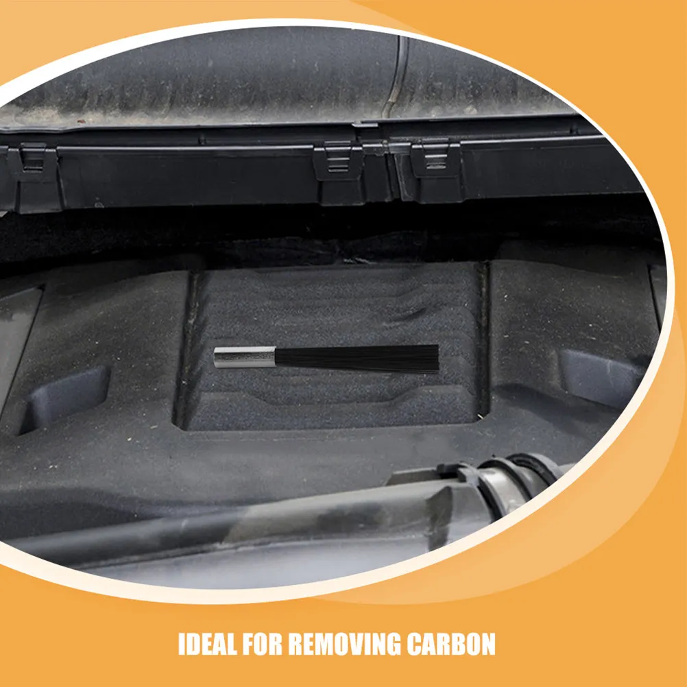3Pcs Car Interior Cleaning Brush Set Nylon Detailing Brushes for Dashboard Vents Hard-to-Reach Areas Dust Removal Engine Carbon