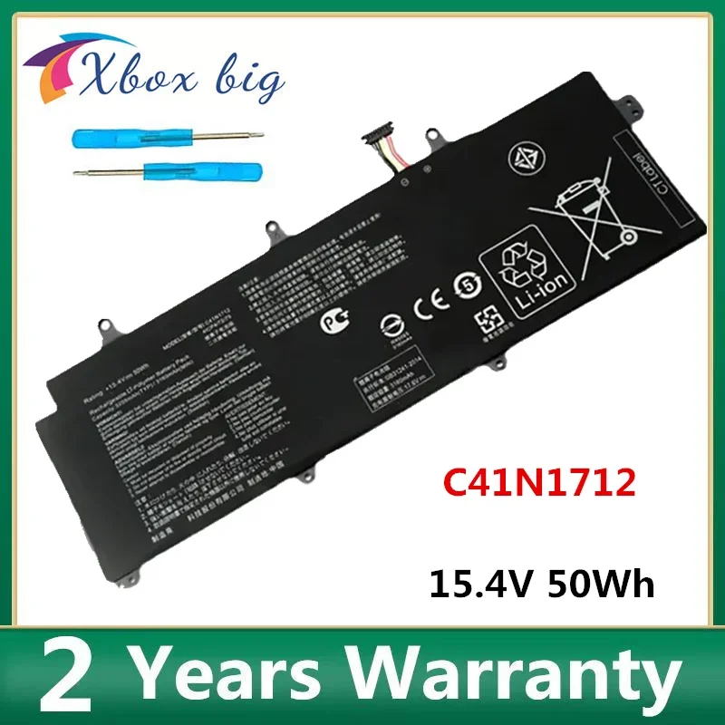 C41N1712 15.4v 50Wh Laptop Battery For ASUS GX501 GX501Vl GX501GI GX501G GX501GM GX501GS GX501VSK GX501VS-XS710B200-02380100