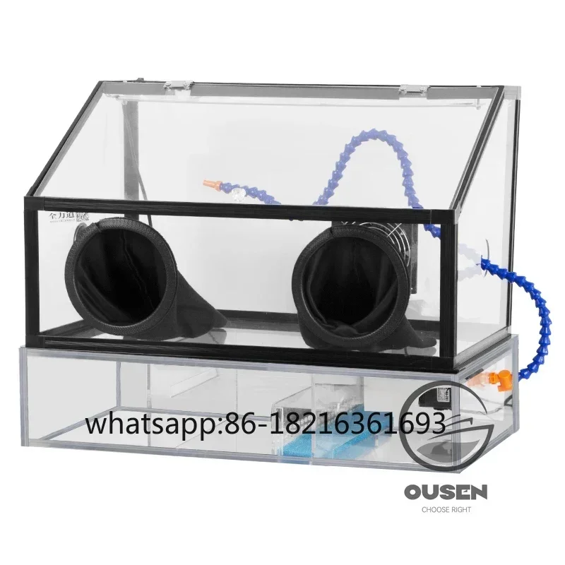 

3/5mm Transparent Acrylic Dust Box Polishing Machine Electric Grinding Table Grinding Wheel Machine Jade Beeswax Wenwan Carving