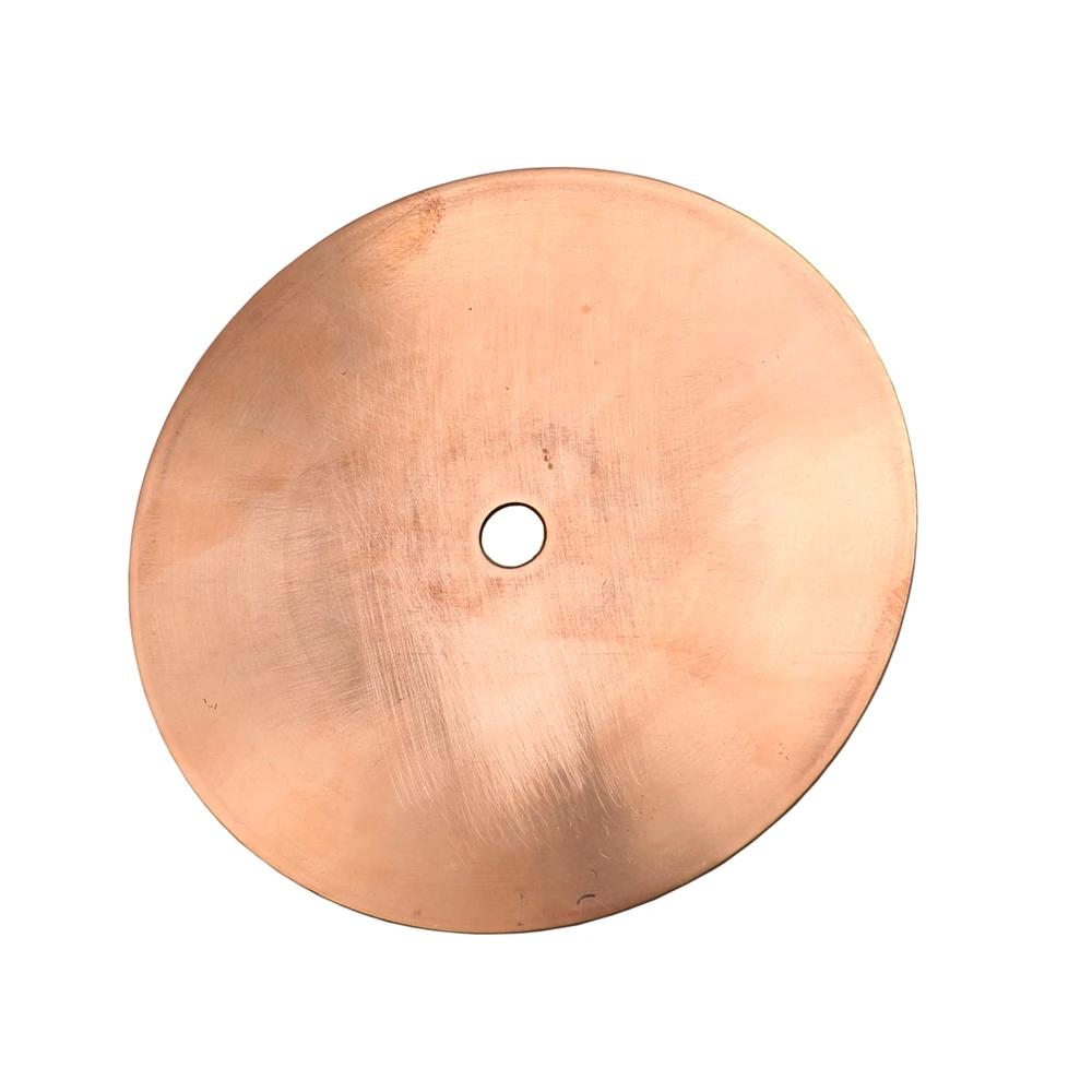 150MM Copper Laps Gems Polishing Copper Disc Hole Diameter 12.7MM Polishing Grinding Disc Gemstone Final Polish Disk