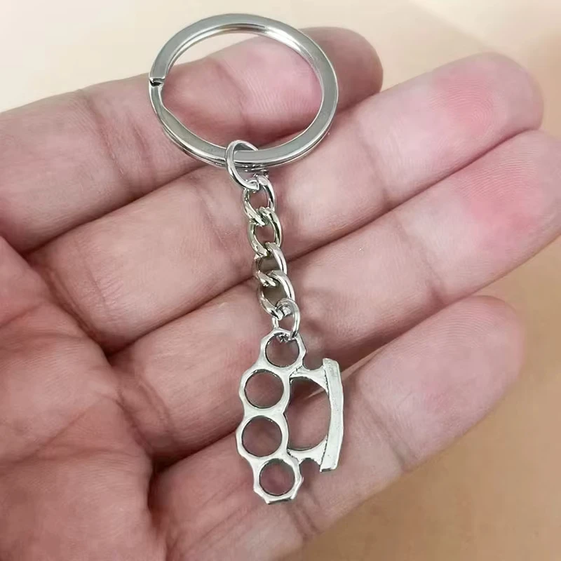 Neue Tiger-Finger-Messingknöchel-Anhänger-Halskette für Damen und Herren, Ohrringe, Schlüsselanhänger, Sommer-Gothic-Schmuck-Accessoires, Geschenke