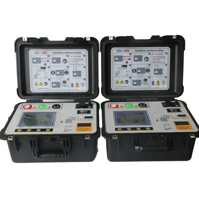 

10kV insulation resistance tester with absorption ratio, high power high voltage megohmmeter