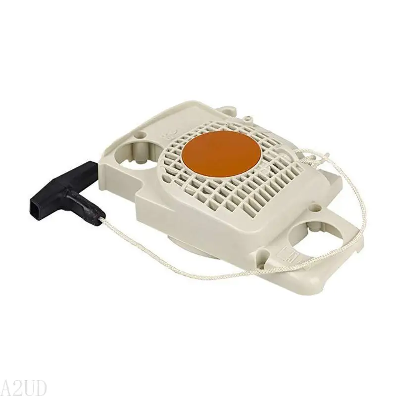 A2UD Chainsaw Recoil Starter يناسب المنشار MS170 MS180 جزء المحرك بداية