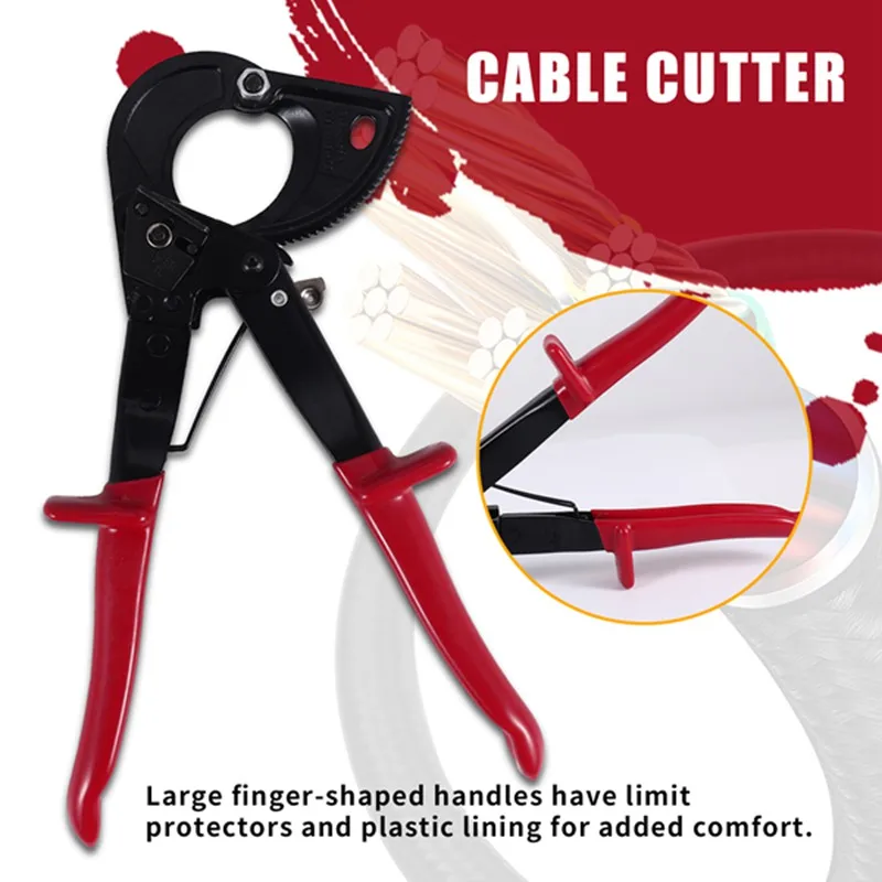 Cortador de cables de trinquete con trinquete ABGG-HS-325A 240Mm2, cortador de cables de diseño alemán