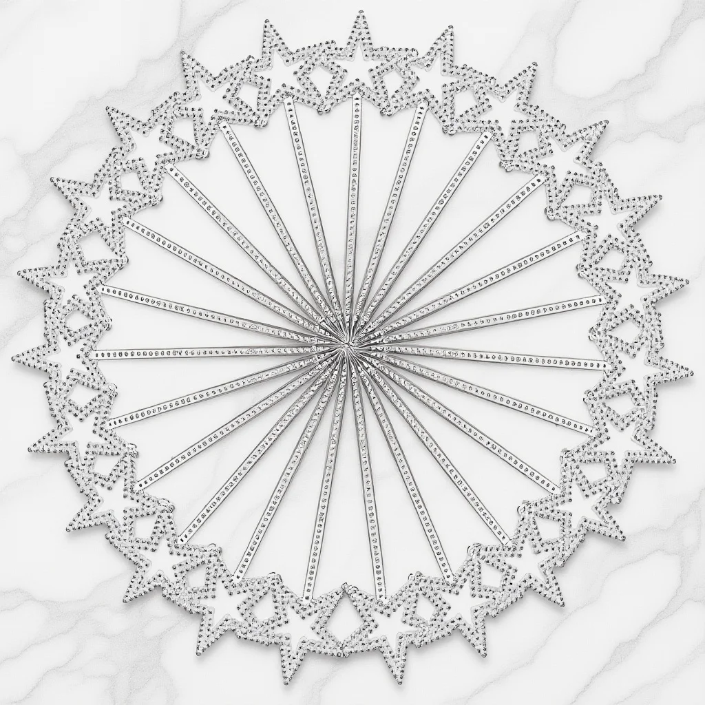 

24pcs Plastic Fairy Wands 22Mm Star Shaped Kids Party Props Sparkling Beads For Birthday Halloween Wedding Christmas