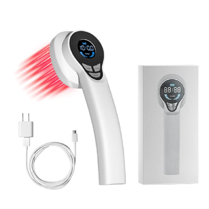 

Cold Laser Human/Vet Device with LED Display Targets Joint and Muscles Directly for Pain ReliefInfrared Light(4x808nm +13X650nm)