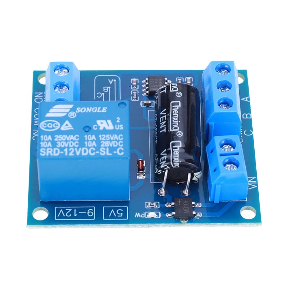 

12V Liquid Sensor Switch Relay Board Module 10A Solenoid Valve Motor Pump Automatic Control Relay for Home Water Tower