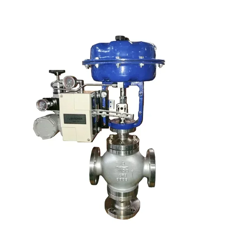 COVNA Pneumatic Control Valve Modulating Valve Pneumatic Diaphragm Three Way Regulating Valve With Positioner