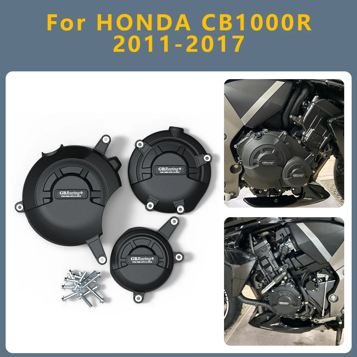 

Motorcycle Engine Cover Clutch Cover Protection Set Accessories For HONDA CB1000R 2017 2016 2015 2011-2014 CB 1000 R 1000R