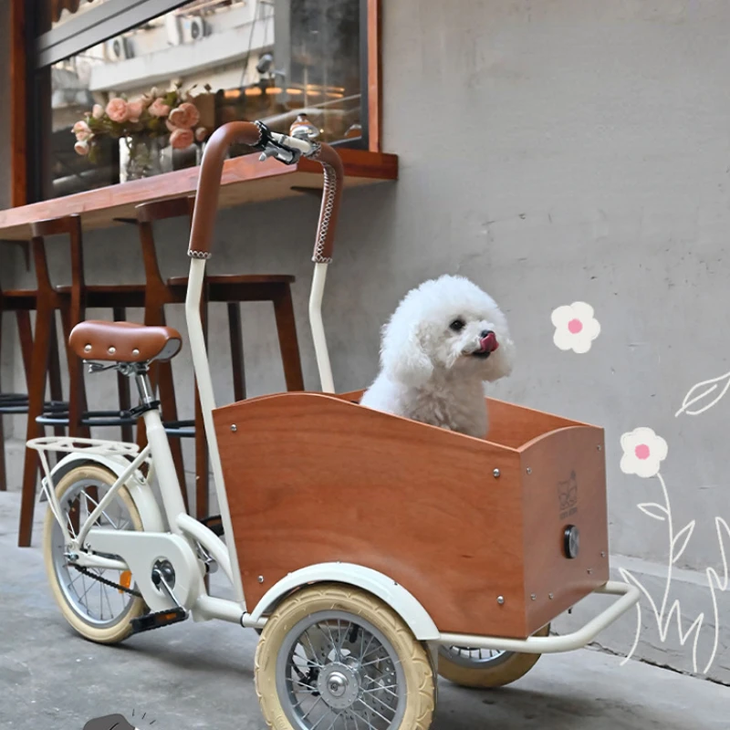 Pet stroller, dog bike, convenient dog walking tricycle