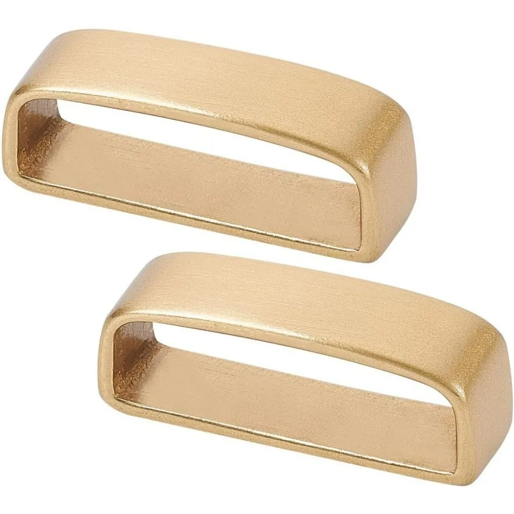 2Pcs Belt Loop Keeper Brass Loop replacement (38-40mm) Men's Buckle Accessories for  Fixing