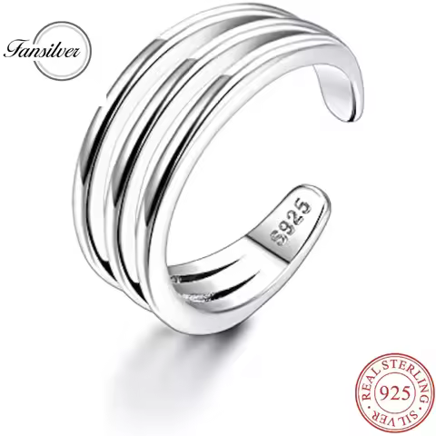 Fansilver 925 Sterling Silver Toe Ring for Women Stylish Vintage Adjustable Toe Band Rings For Summer Beach