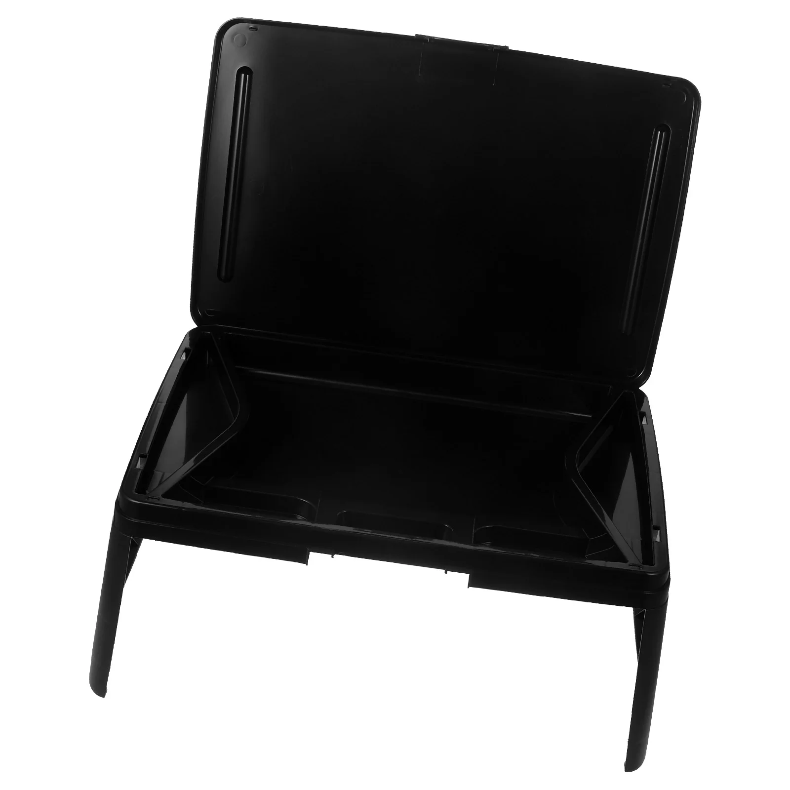 

Folding Computer Desk Lap Table for Bed with Storage Laptop Stand Plastic Holder Home Office Student
